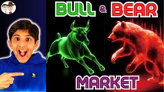 What are a Bull amp Bear Market A Simple Explanation for Kids and Beginners [upl. by Toolis]