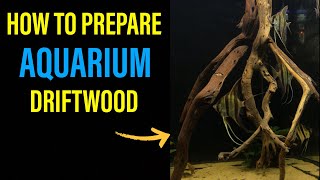 How To Prepare Driftwood for Aquarium [upl. by Willock]