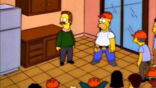 The Simpsons S08E08 Hurricane Neddy  Rebuilding Neds House [upl. by Oniluap167]