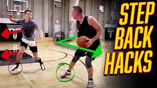 4 UNSTOPPABLE Step Back Moves for INSANE Separation  Basketball Shooting Tips [upl. by Adnuahsal409]