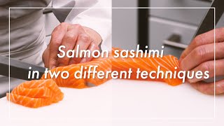 Intro version 2 MUSTKNOW sashimi slicing techniques Hirazukuri and Sogizukuri [upl. by Joella]