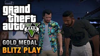 GTA 5  Mission 39  Blitz Play 100 Gold Medal Walkthrough [upl. by Shurlock]