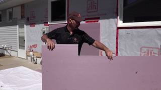 How To Install Styrofoam Insulation On A Homes Exterior [upl. by Anibur]