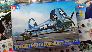 TAMIYA F4U1D Corsair full video build [upl. by Atinhoj]