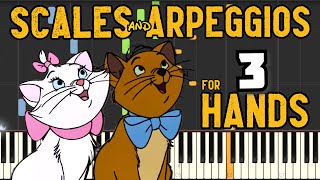 Scales and Arpeggios The Aristocats  piano cover [upl. by Rafaello968]