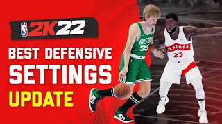 Best Defensive Settings on NBA 2K22  How to Play Off Ball Defense MyTeam 2K22 [upl. by Jeb135]