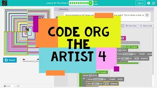 Codeorg Lesson 15 The Artist 4  Code Org Accelerated Course The Artist 4  Codeorg Lesson 15 [upl. by Stock428]