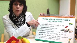 Dieta para pacientes com DRC Doença Renal Crônica  Potássio [upl. by Levona220]