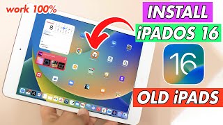 How to Get Software Update iPadOS 16 on Old iPad iOS 16 [upl. by Cortie]