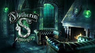 Slytherin Common Room Ambience Harry Potter ASMR  Sleep Study White Noise [upl. by Norrej]