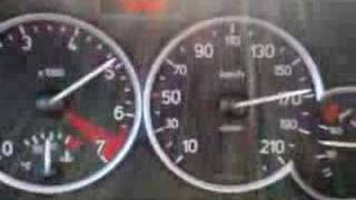 peugeot 206cc 16 0190 acceleration [upl. by Euqinoj]