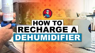 How To Recharge A Dehumidifier 🔌  HVAC Training 101 [upl. by Terrijo]