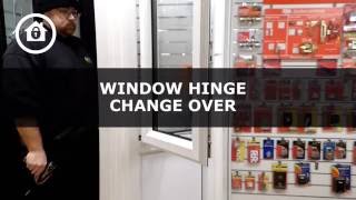 UPVC Window Hinge Change Over [upl. by Notsahc]