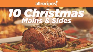 10 Easy Christmas Dinner and Side Dish Recipes  Allrecipes [upl. by Euqinomad485]