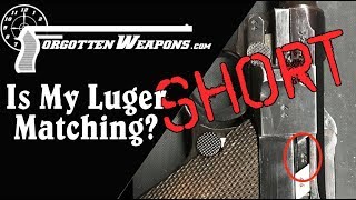 How to Check If A P08 Luger Has All Matching Serial Numbers [upl. by Koziara]