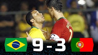 Brazil Destroying Portugal  Brazil 9 vs 3 Portugal Goals amp Highlights Last 2 Friendly Matches [upl. by Sekofski657]