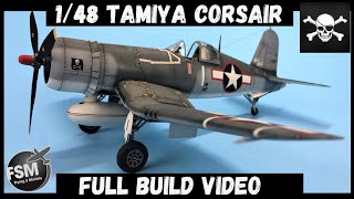 148 Tamiya F4U1 Corsair Full Build [upl. by Cinom]