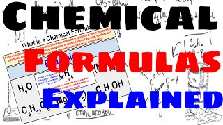 Chemical Formulas  Explained [upl. by Alacim]