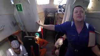 Free Fall Lifeboat Launching FFLB from inside [upl. by Anovahs785]