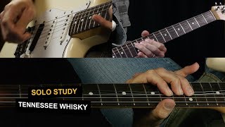 How to Play Tennessee Whisky Solo on Guitar  Chris Stapleton [upl. by Jodoin]