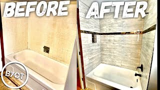 DIY Shower Remodel  START To FINISH Part 1 of 2 [upl. by Tsui]