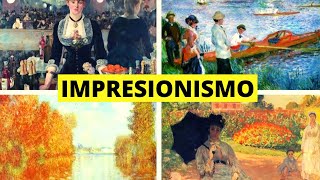 ¿Qué fue el IMPRESIONISMO Características obras y representantes🎨 [upl. by Lipscomb112]