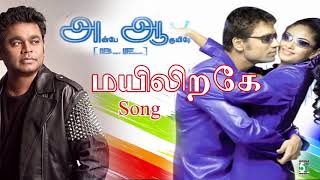 Mayilrage Song  Anbe Aaruyire  ARRahman  SJSuriya  Nila [upl. by Farleigh]