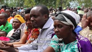 President Kagame interacts with residents of Kayonza District after he joined them for Umuganda [upl. by Aisatana]