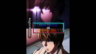 Shiba Tatsuya vs Light Yagami [upl. by Hume]