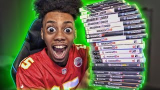 PLAYING EVERY SINGLE MADDEN NFL GAME IN ONE VIDEO [upl. by Tager]