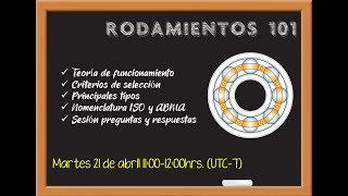 Curso de rodamientos  fundamentos básicos [upl. by Erasme]