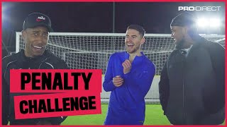 Jorginho teaches Chunkz and Filly how to take a penalty [upl. by Oecam]