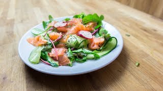 Smoked Salmon Salad with Dill Dressing [upl. by Leirraj864]