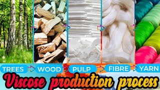 Viscose Rayon Manufacturing Process Properties and Uses [upl. by Mitman84]