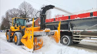 Big Compilation of Snow Removal Operations in Montreal  Canada Winter 20202021 snowremoval [upl. by Namialus]