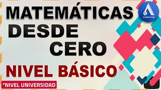 Cómo APRENDER MATEMÁTICAS desde cero NIVEL BÁSICO [upl. by Rekab]