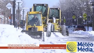 Le déneigement à Montréal [upl. by Gnauq]