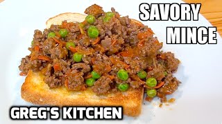 HOW TO MAKE SAVORY MINCE  Gregs Kitchen [upl. by Lewes]