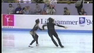 Mishkutenok amp Dmitriev RUS  1994 Lillehammer Figure Skating Pairs Free Skate [upl. by Ayres862]