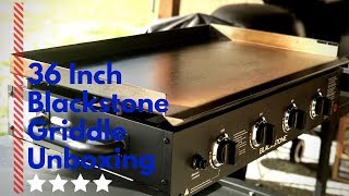 Blackstone Griddle unboxing assembly and seasoning [upl. by Nixie112]