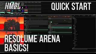 Resolume Arena Basics in 10 MINUTES  Quick Start Guide [upl. by Ase]