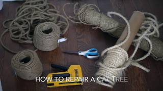 How To Repair A Cat Tree Yourself in 8 Simple Steps [upl. by Poole]