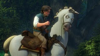 Tangled Flynn rider and maximus scene [upl. by Lasyrc110]