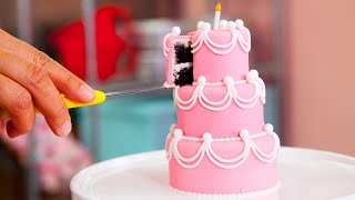 How To Make Five MINIATURE CAKES  PERFECT Beginner Fondant Cake  Yolanda Gampp  How To Cake It [upl. by Claiborne]