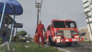 BOMBEROS  GTA V ONLINE [upl. by Hashum]