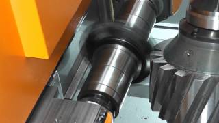 Liebherr  Profile milling on the Gear Hobbing Machine LC 380 [upl. by Aelat]