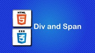 HTML5 and CSS3 Beginner Tutorial 19  Div and Span [upl. by Eelanaj147]