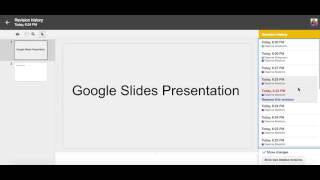 How to view revision history in Google Slides [upl. by Adnirb]