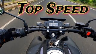 Yamaha FZS V3 Top Speed Test [upl. by Nhguav197]