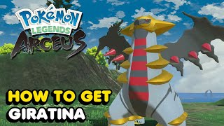 How To Get Giratina In Pokemon Legends Arceus Giratina Location [upl. by Euqininod909]